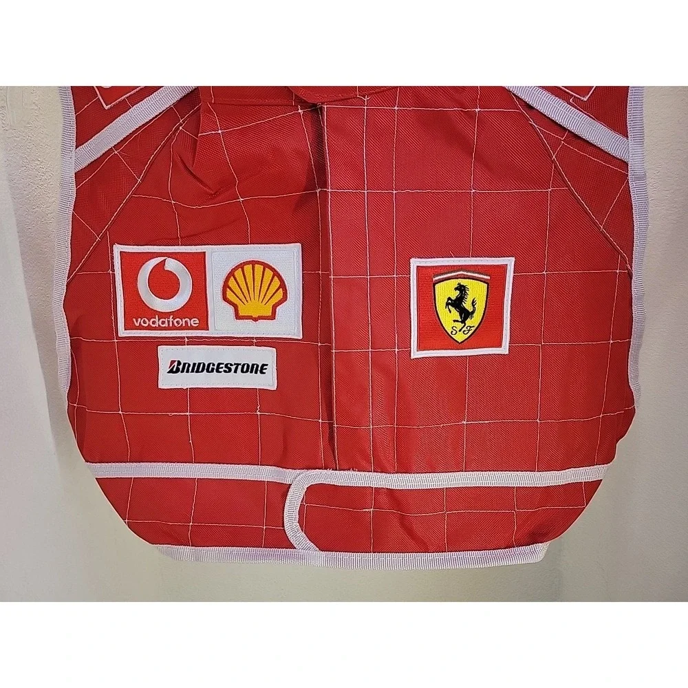 Scuderia Ferrari F1 Backpack Red Shell Vodafone Racing School Book Bag